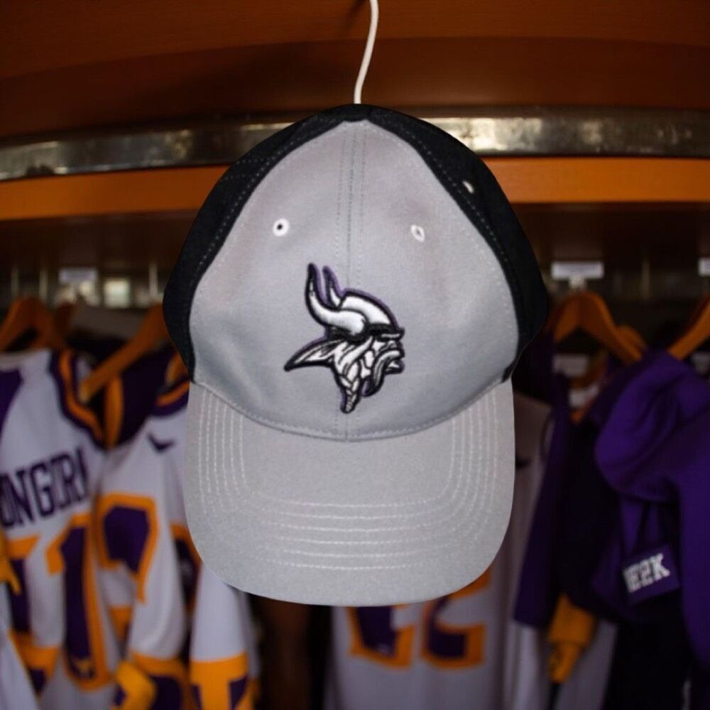 NFL Team Apparel Minnesota Vikings Adjustable Back Cap Hat